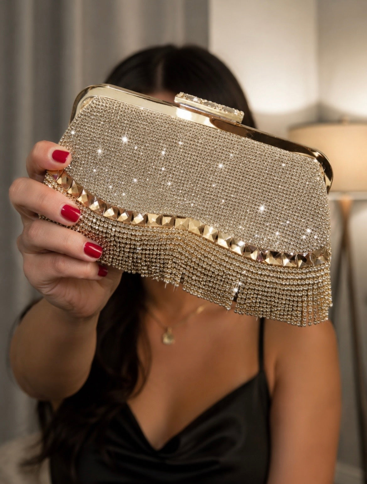 Diamond Clutch Evening Bag - Add As A Bundle Gift To Your Custom Necklace